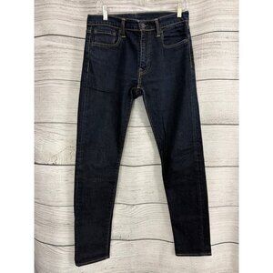 Mens Levis 512 Slim Taper Fit Dark Wash Denim Jeans W30 L32